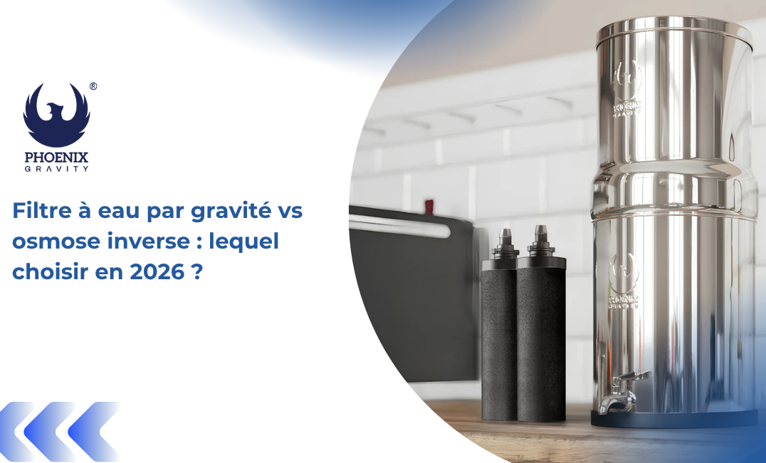 Filtre à eau par gravité vs osmose inverse : lequel choisir en 2026 ?