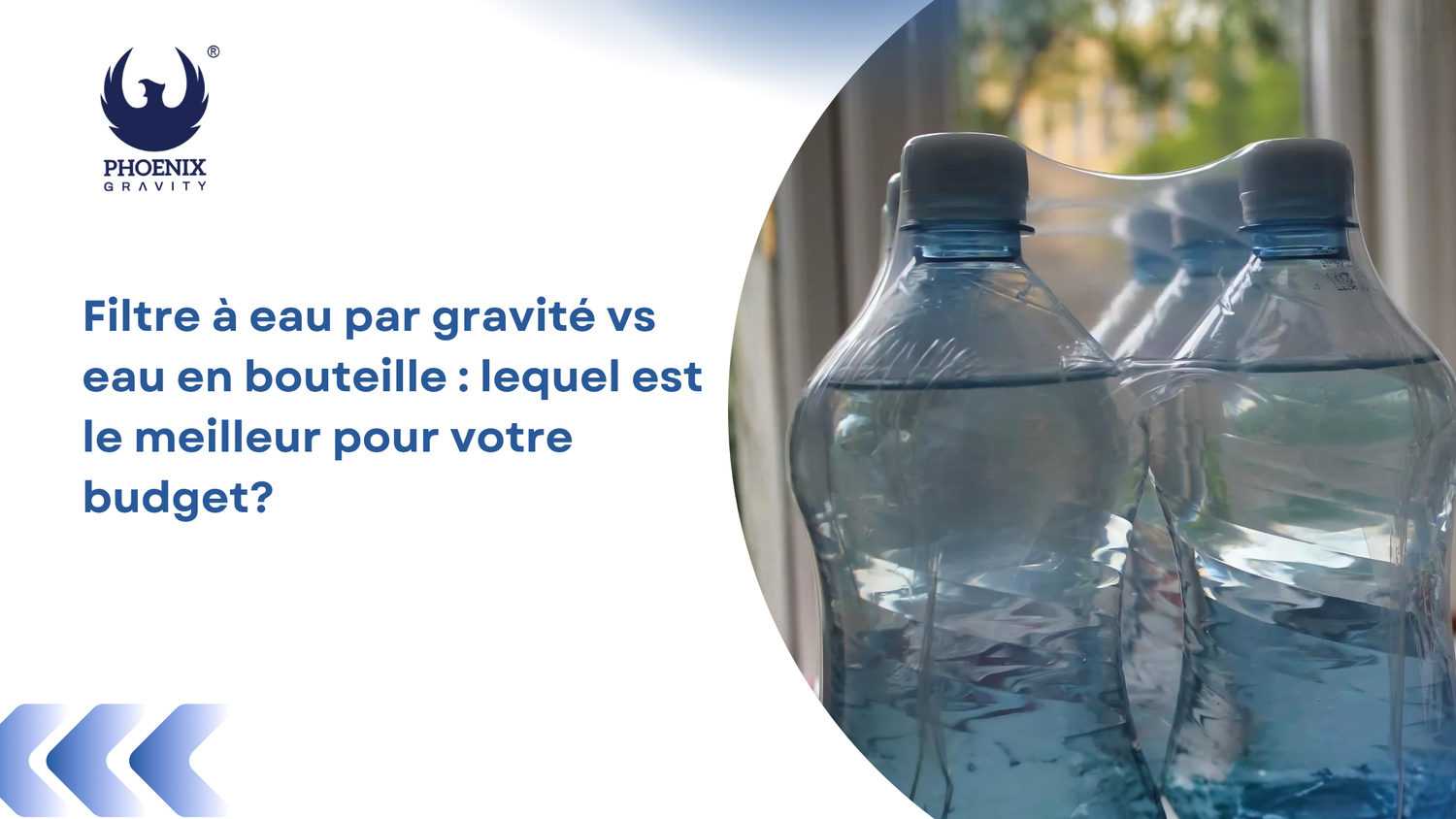 Filtre à eau par gravité vs eau en bouteille : lequel est le meilleur pour votre budget?