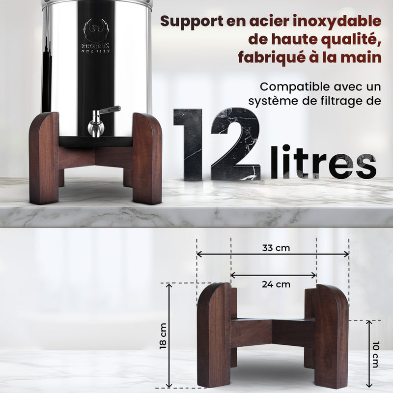 Support en bois de teck