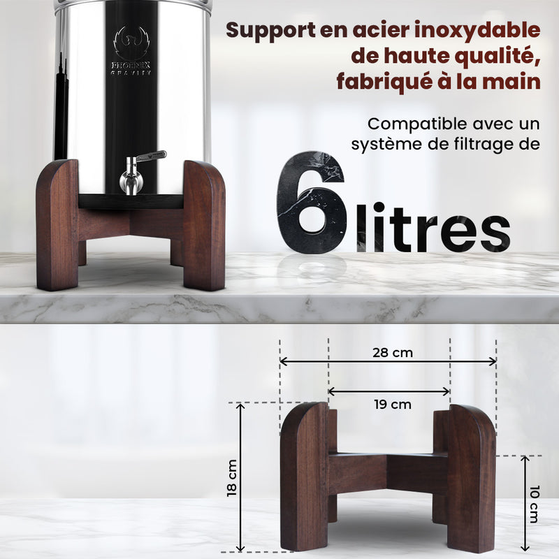 Support en bois de teck