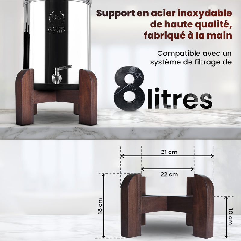 Support en bois de teck