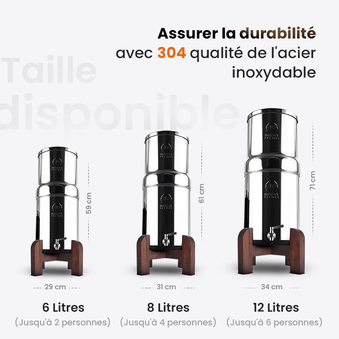 Le filtre à eau par gravité Phoenix
