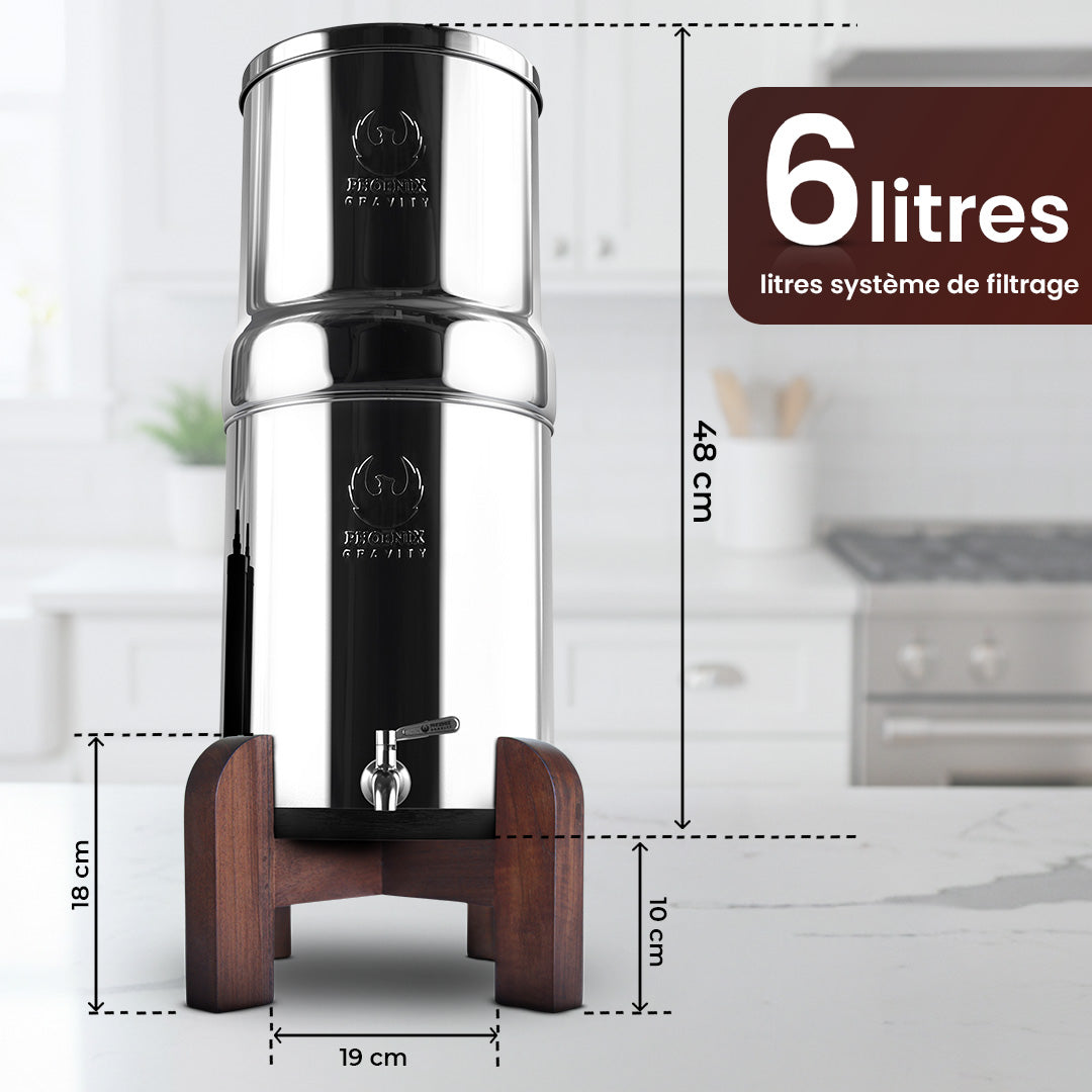 Support en bois de teck