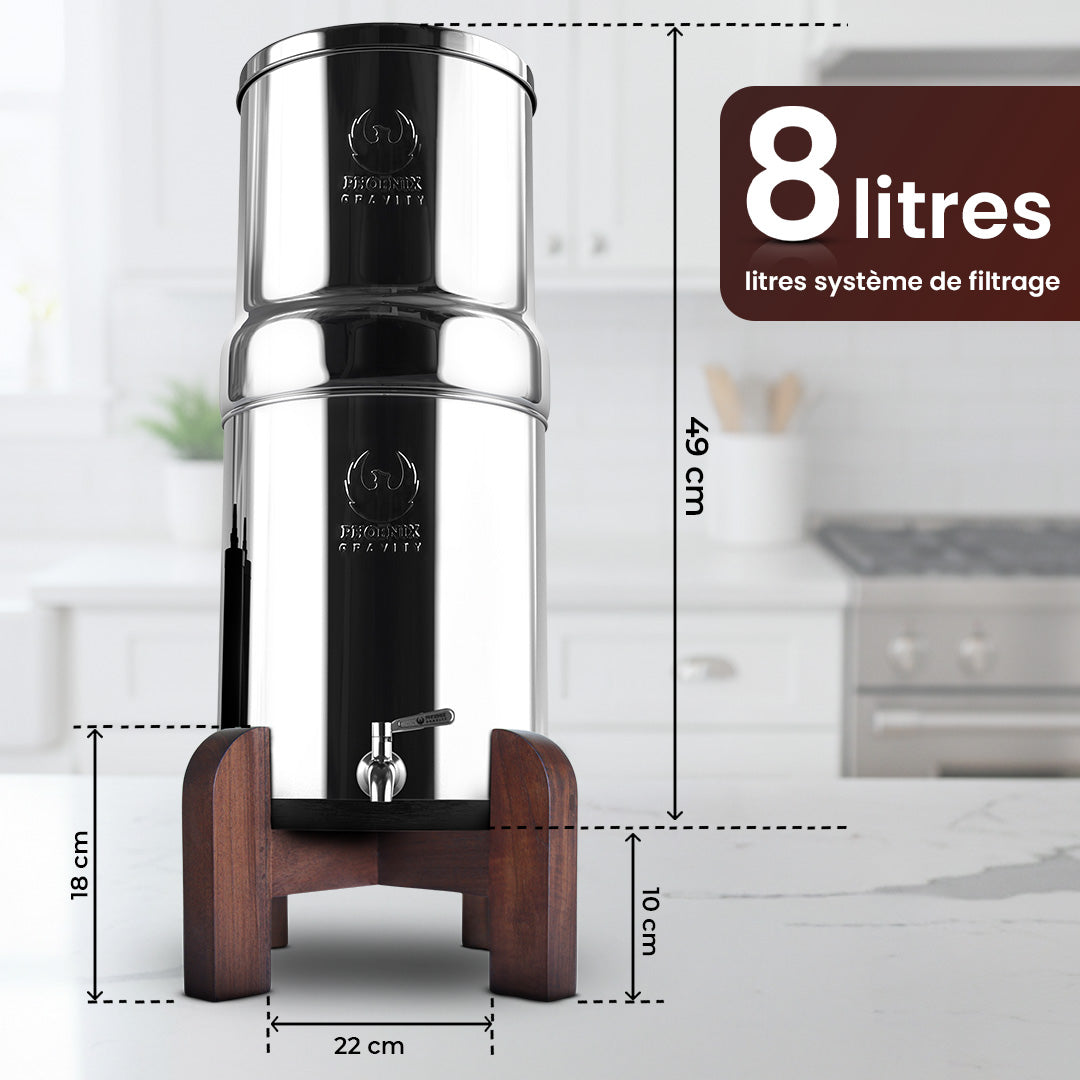 Support en bois de teck