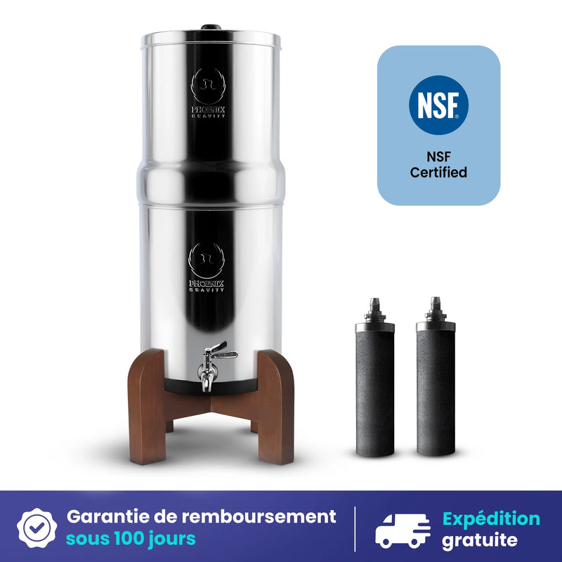 Le filtre à eau par gravité Phoenix