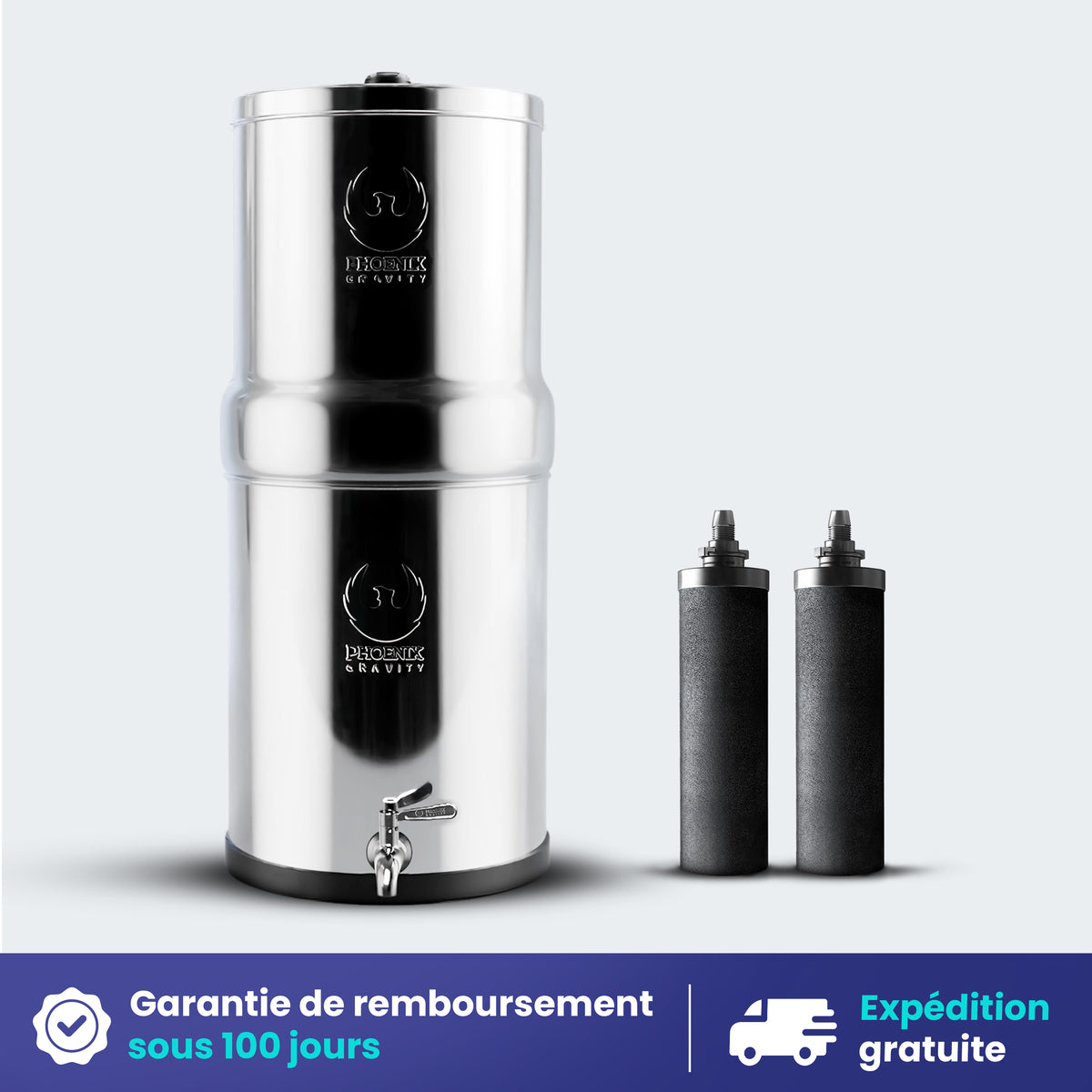 filtre à eau par gravité